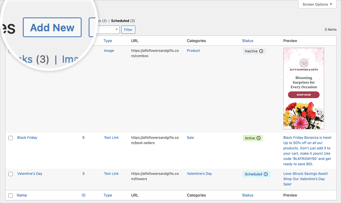 How To Schedule Creatives For Affiliates In Wordpress Step By Step