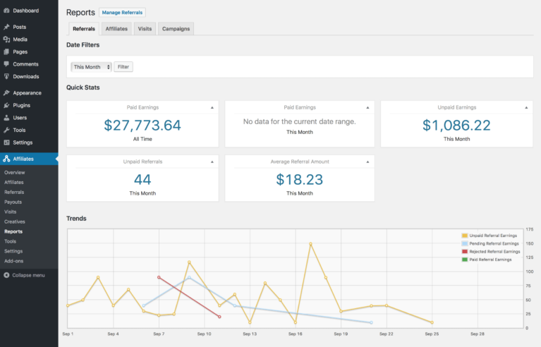 Reports - Referrals