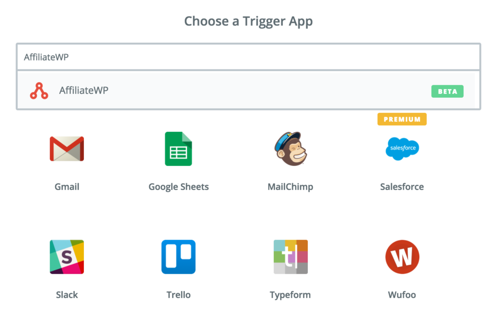 Choose your Trigger App