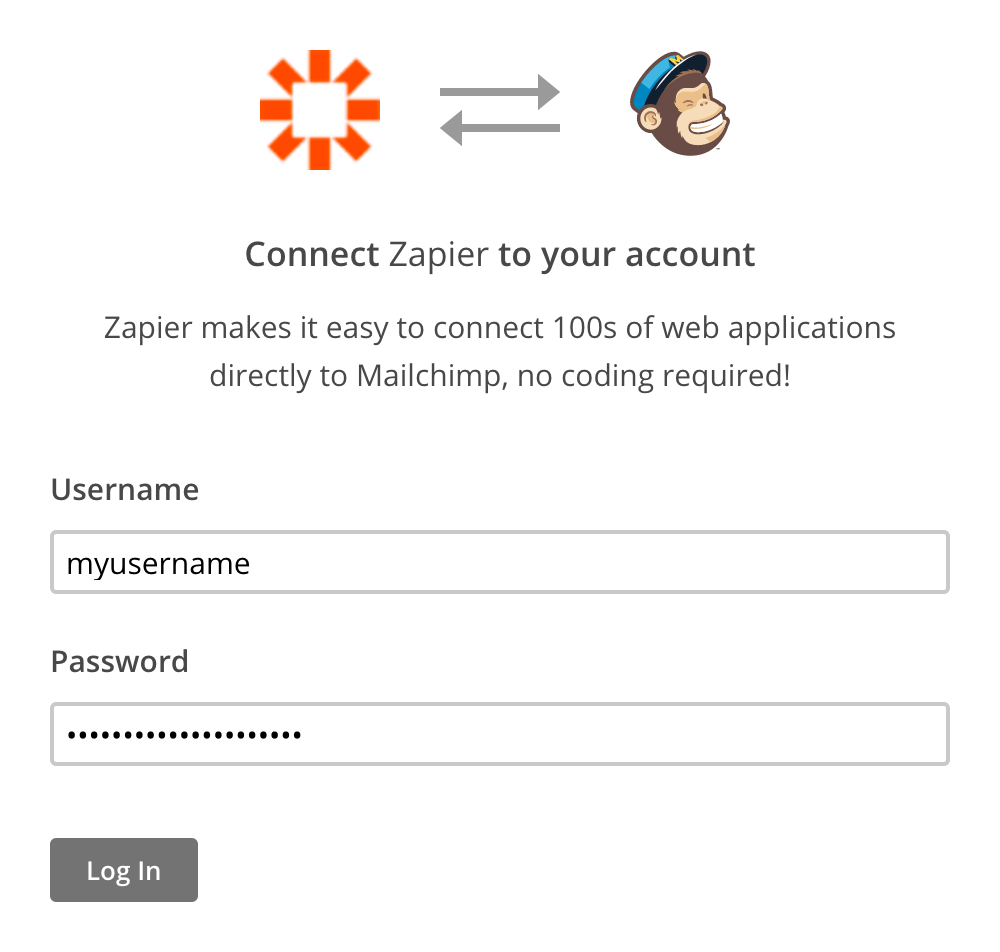 Connect Zapier to MailChimp