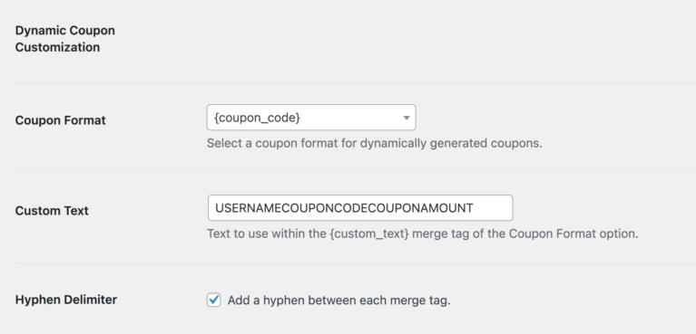 Dynamic Coupon Customization