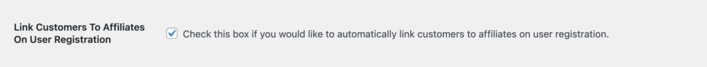 Link Customers to Affiliates on User Registration
