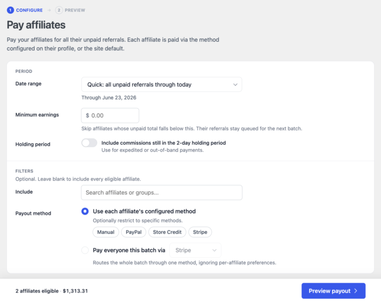 pay affiliates form