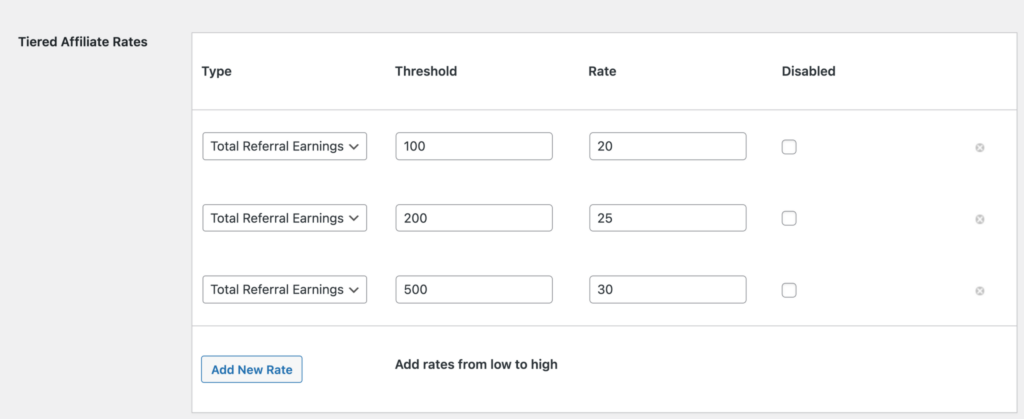 Total Referral Earnings