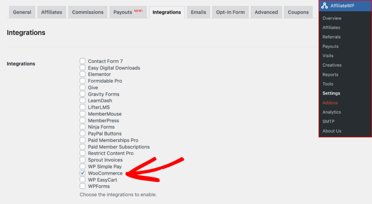 WooCommerce integration