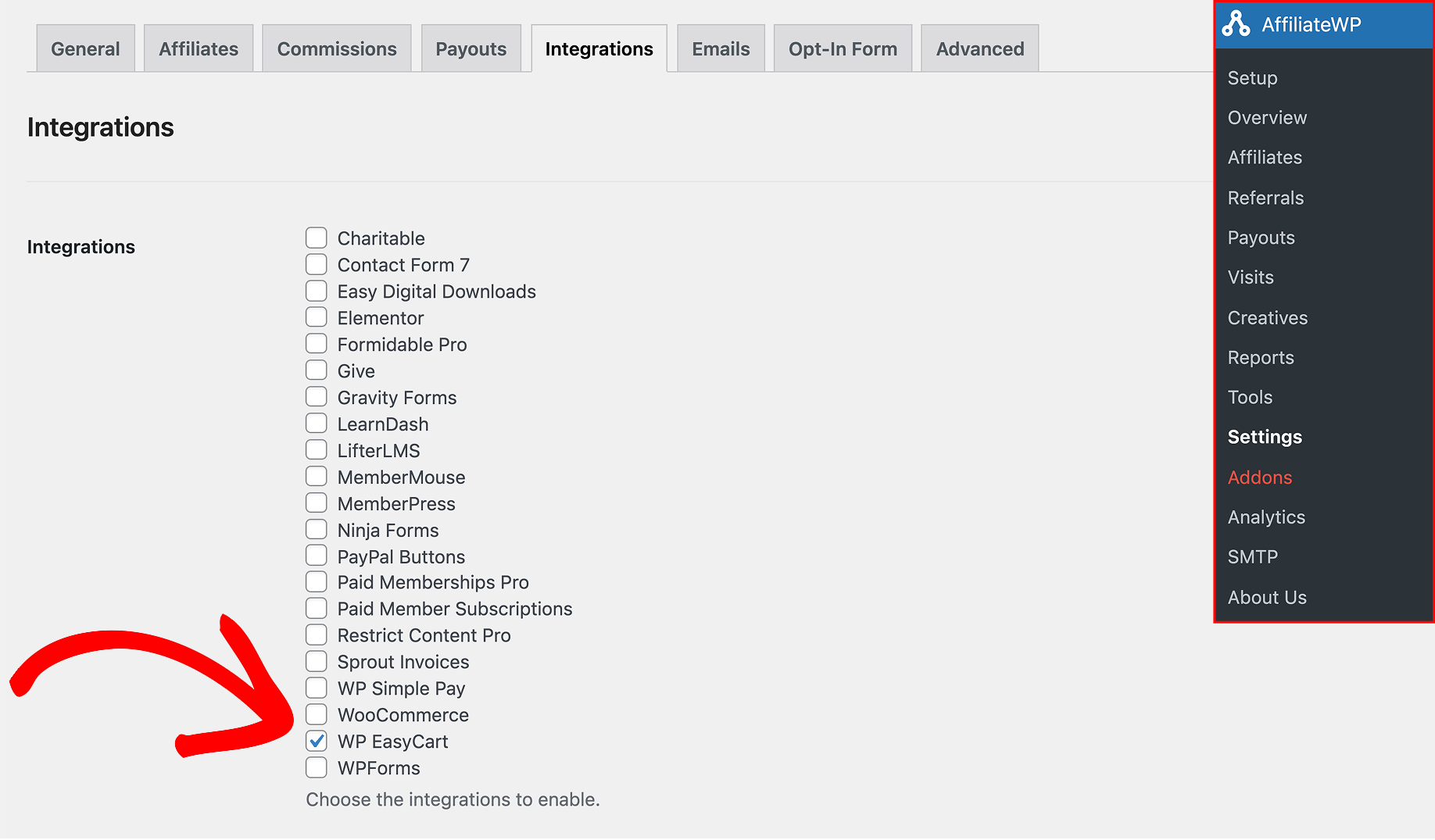WP EasyCart Integration