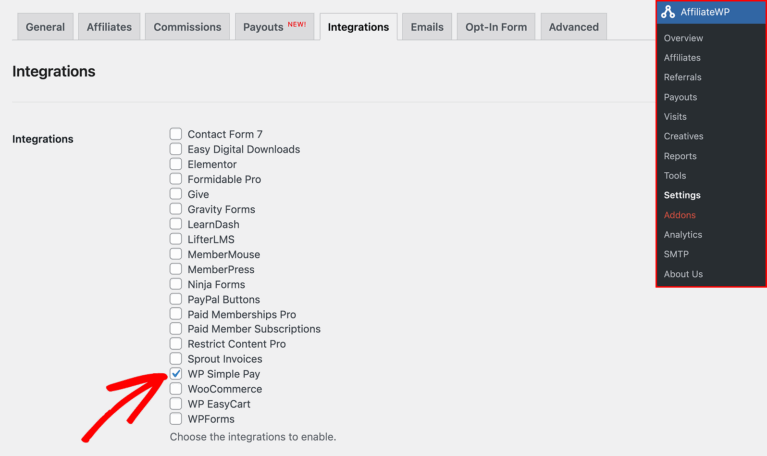 WP Simple Pay integration
