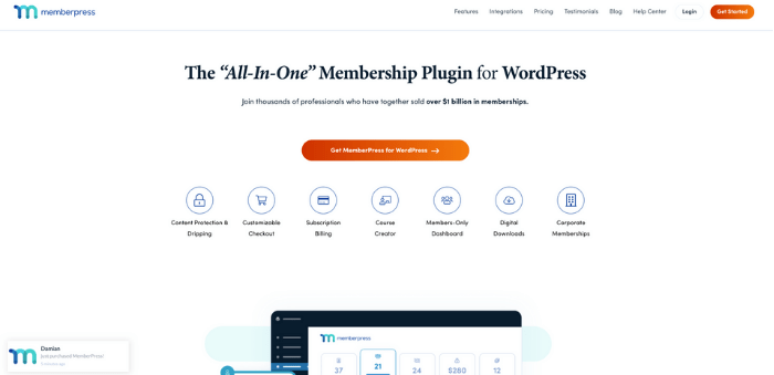 MemberPress best affiliate software for WooCommerce