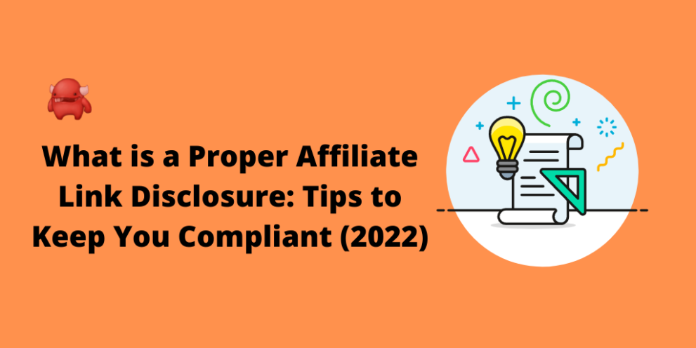 What is an affiliate link disclosure