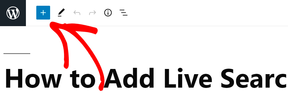 Add live search bar