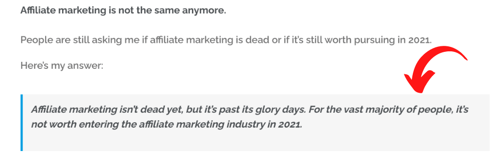 Is affiliate marketing dead?