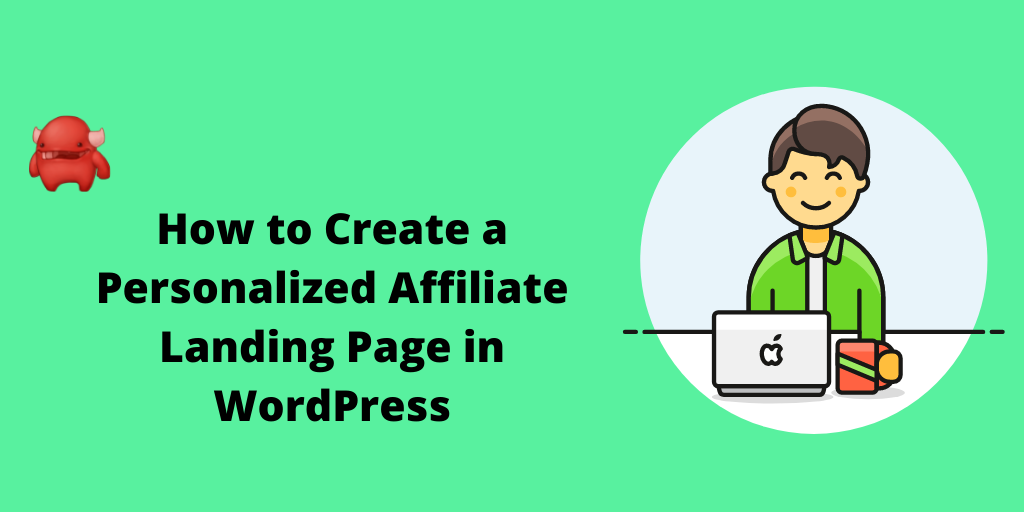 Personalized affiliate landing pages