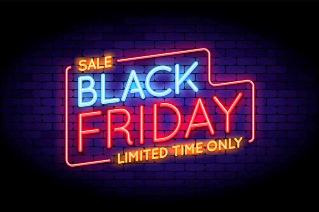 Black Friday sales strategies - sign