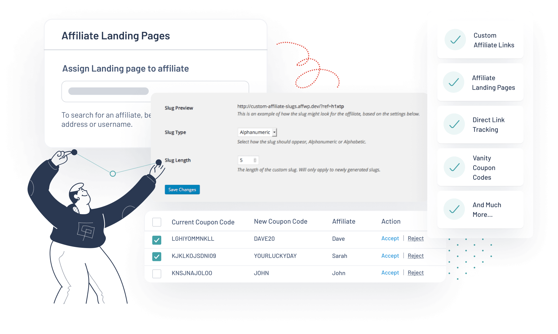 Advanced affiliate tracking features