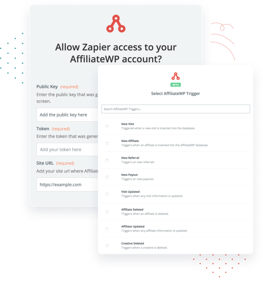 Zapier affiliate addon