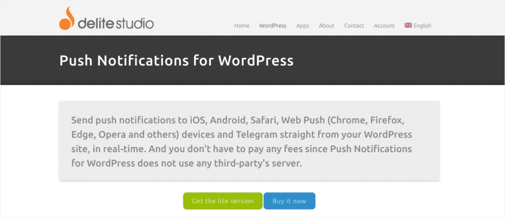 Push Notifications for WordPress