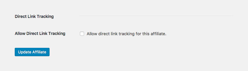 Allow Direct Link Tracking