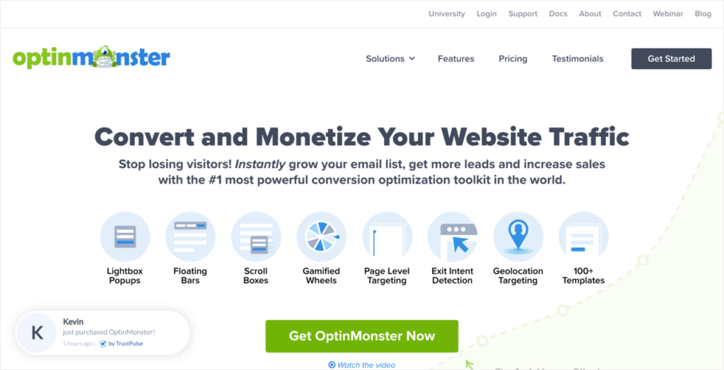 OptinMonster affiliate management tool