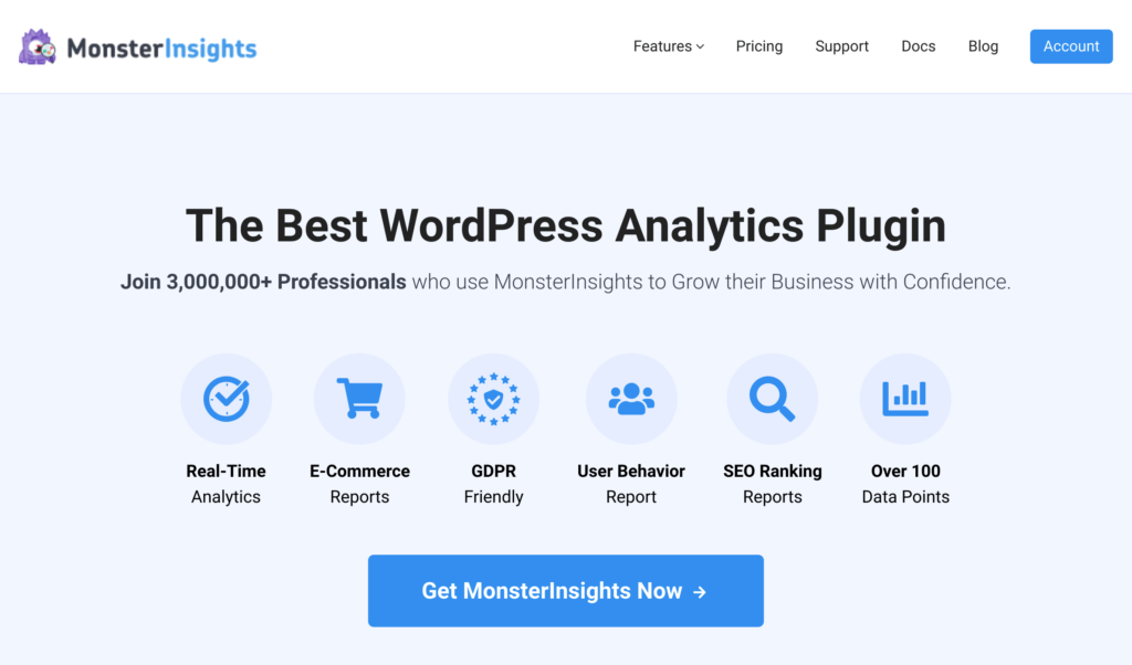 MonsterInsights: Best WordPress analytics plugin