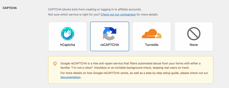 Google reCAPTCHA