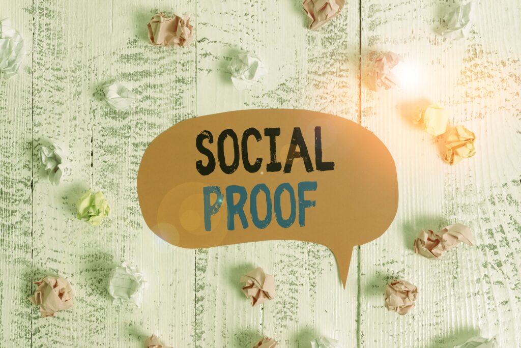 Leverage social proof