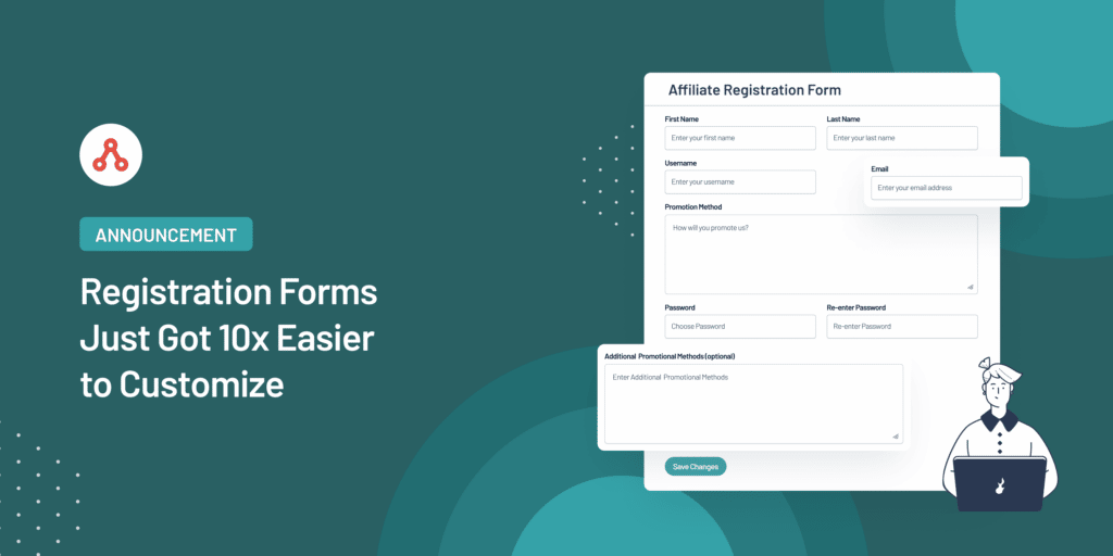 Customizable registration forms