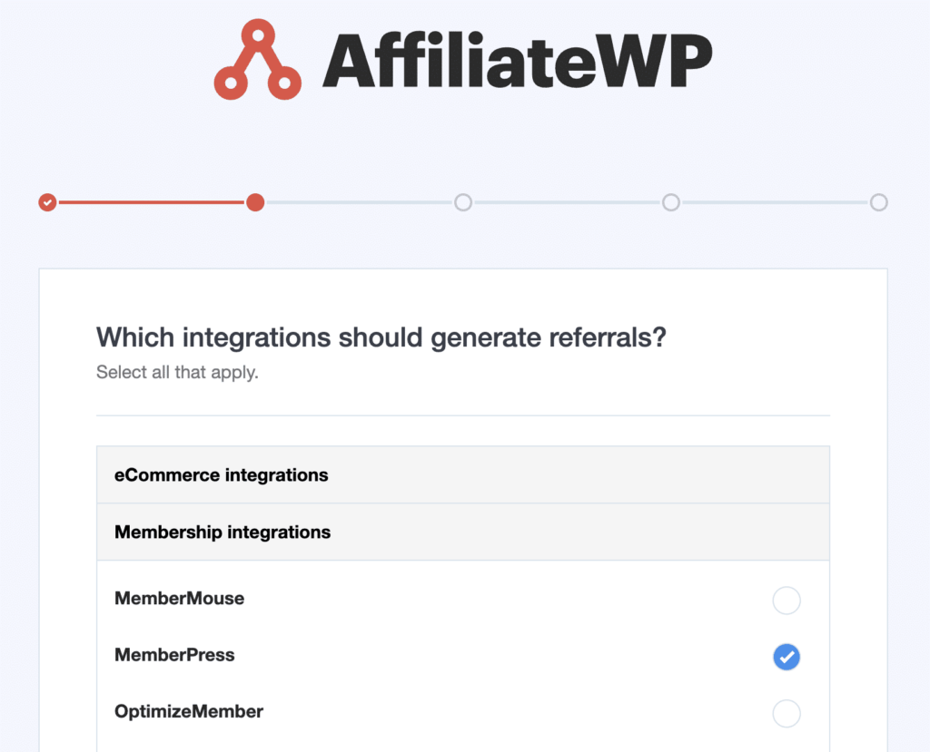 Set up a membership site affiliate program