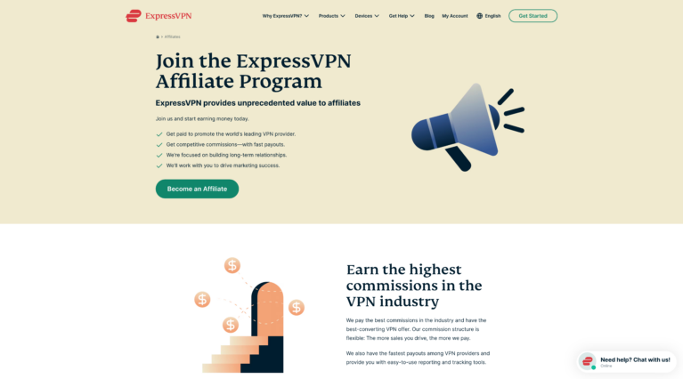 ExpressVPN affiliate program