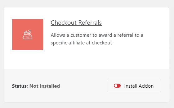 checkout referrals