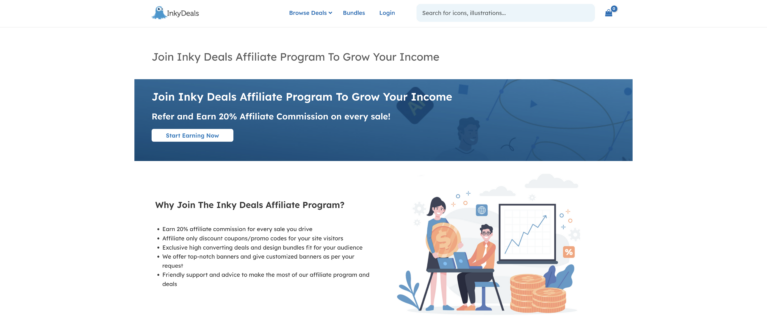 Inkydeals affiliate program