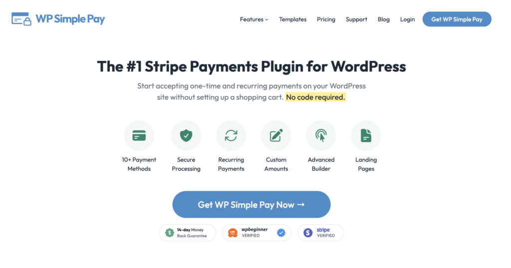 WP SimplePay Plugin