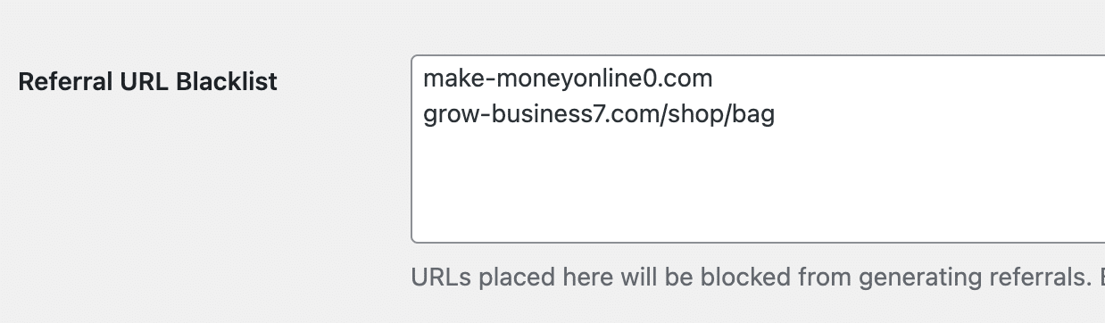 enter one URL per line