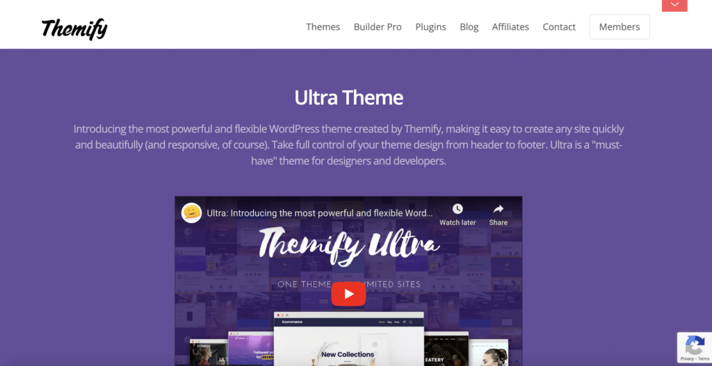 Themify Ultra affiliate marketing WordPress theme