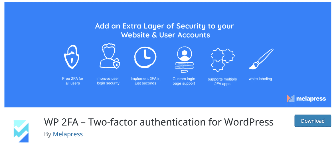 WP 2FA – Two-factor Authentication plugin