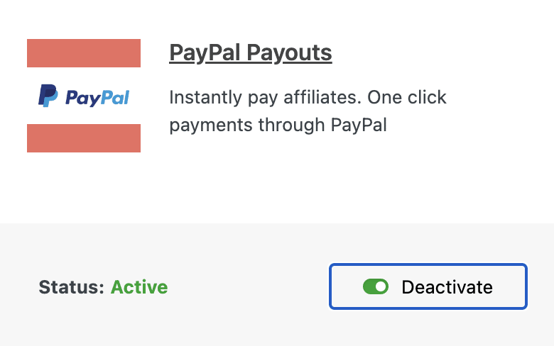 PayPal Payouts Addon