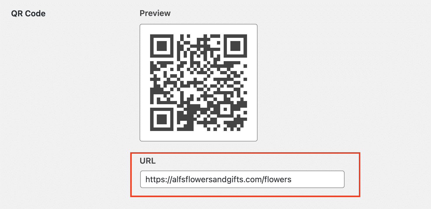 QR Code Creative URL