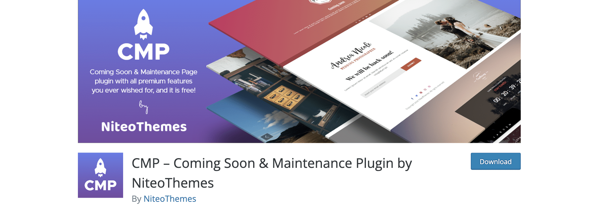 CMP – Coming Soon & Maintenance Plugin
