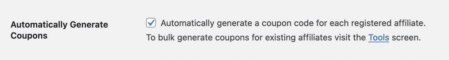 Automatically Generate Coupons