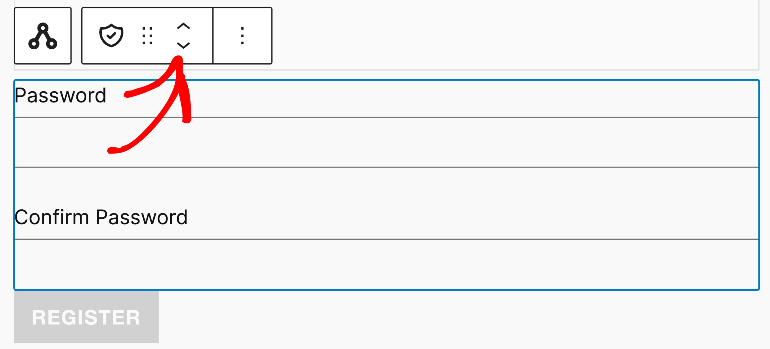 AffiliateWP registration form password field