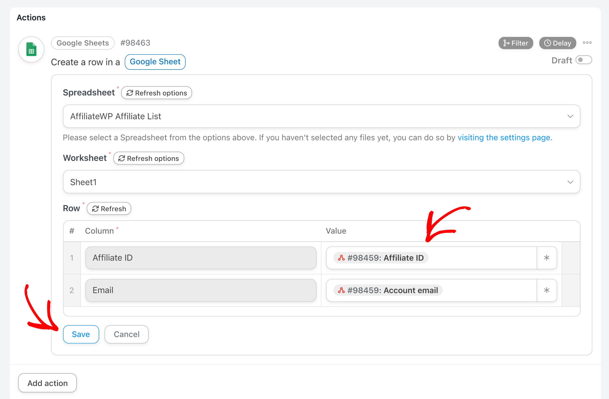 Uncanny Automator Map fields