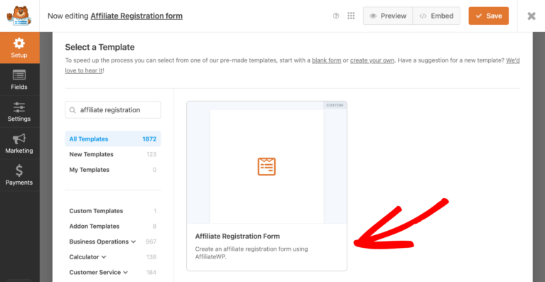 Affiliate Registration Form