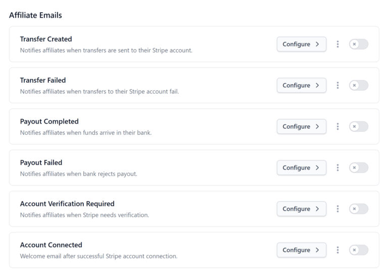 Affiliates Events For Stripe Payouts