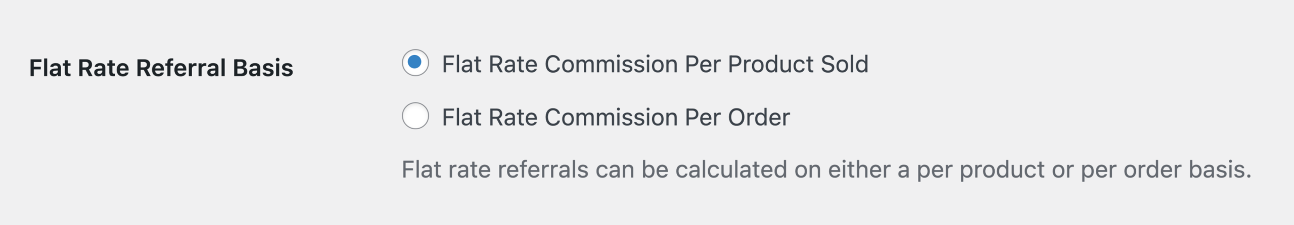 Flat Rate Referral Basis