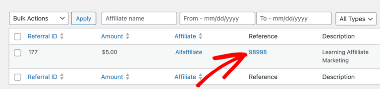 LifterLMS referral entry  