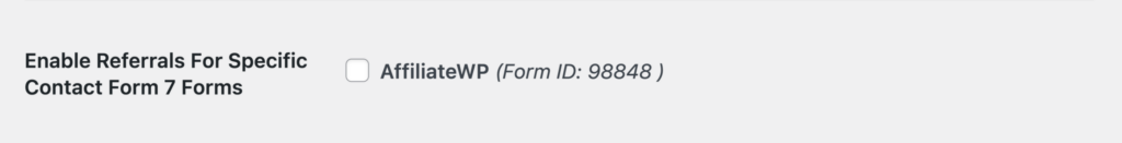 Referral for Specific Contact Form 7 Forms