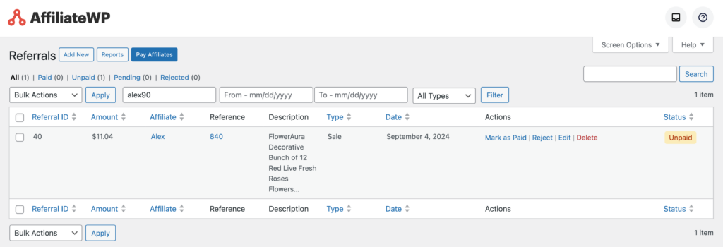 Referral amount calculated with multi-currency addon