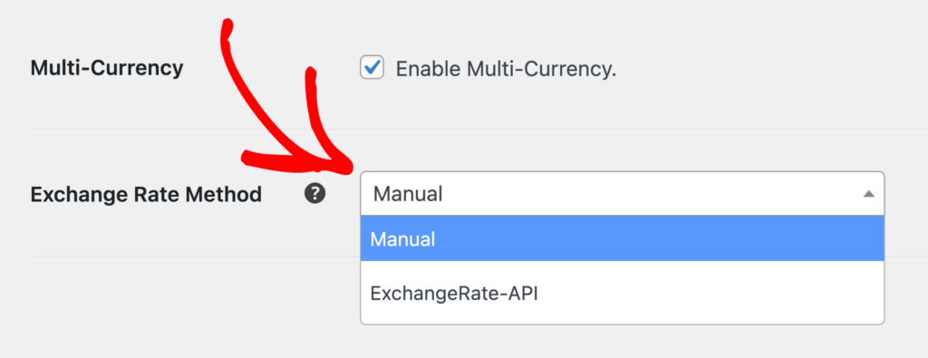 Multi Currency Exchange Rate Method