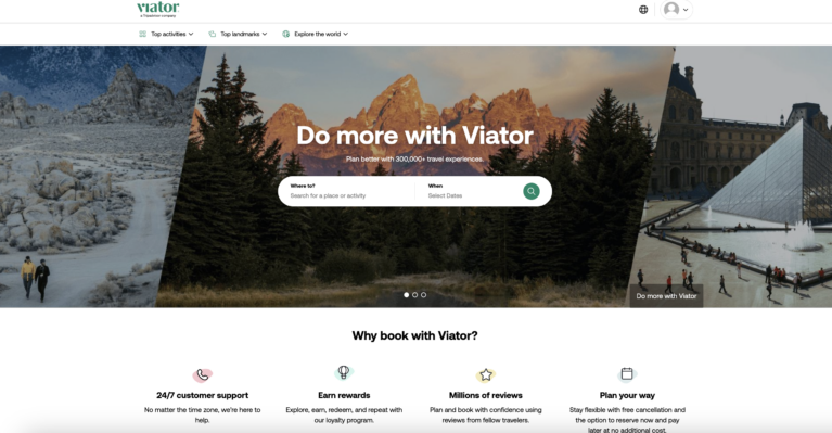 Viator affiliate program