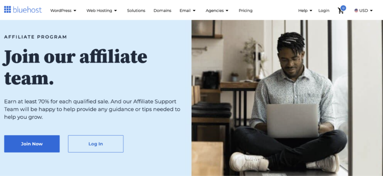 Bluehost affiliate program