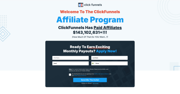 ClickFunnels affiliate program